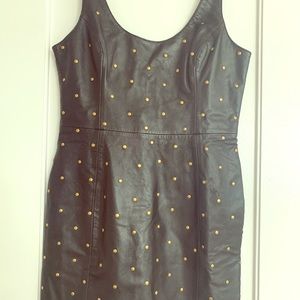 Topshop Leather Dress